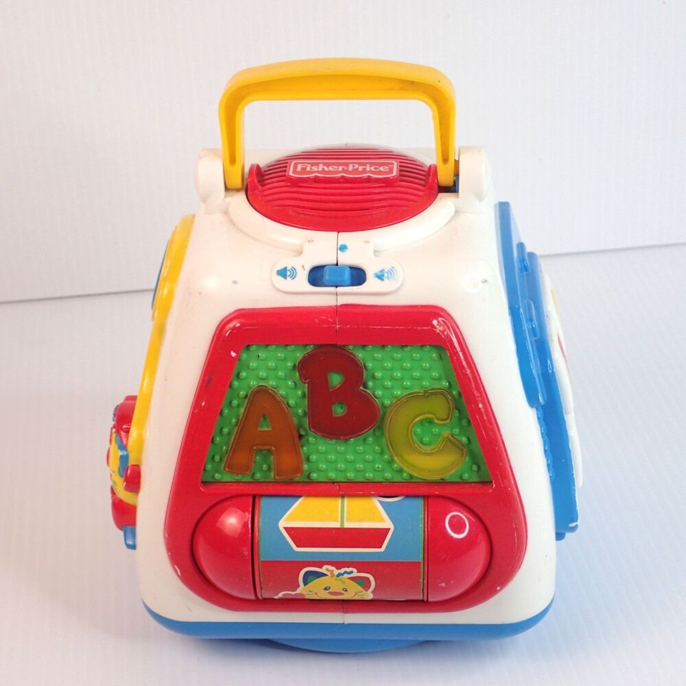 Vintage Fisher-Price Baby Smartronics Turn & Learn 71665 Carry Along Toy